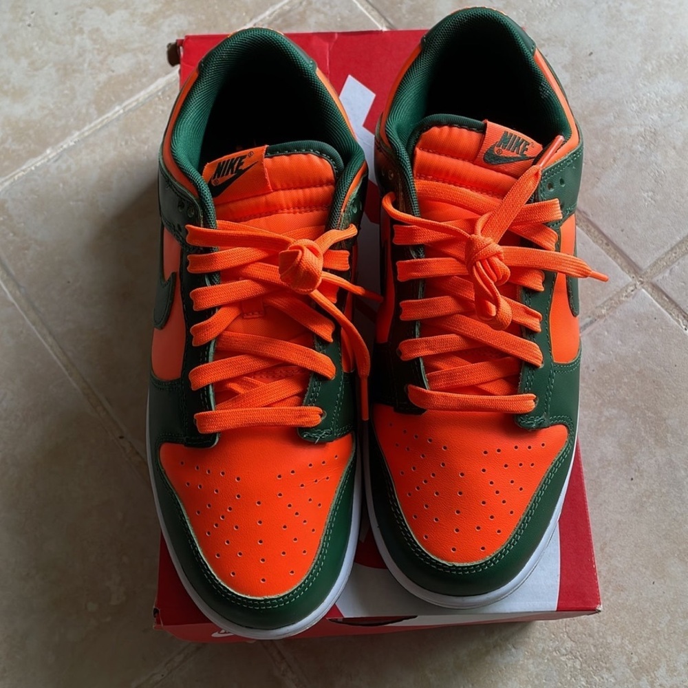 Miami Hurricane Nike Dunks